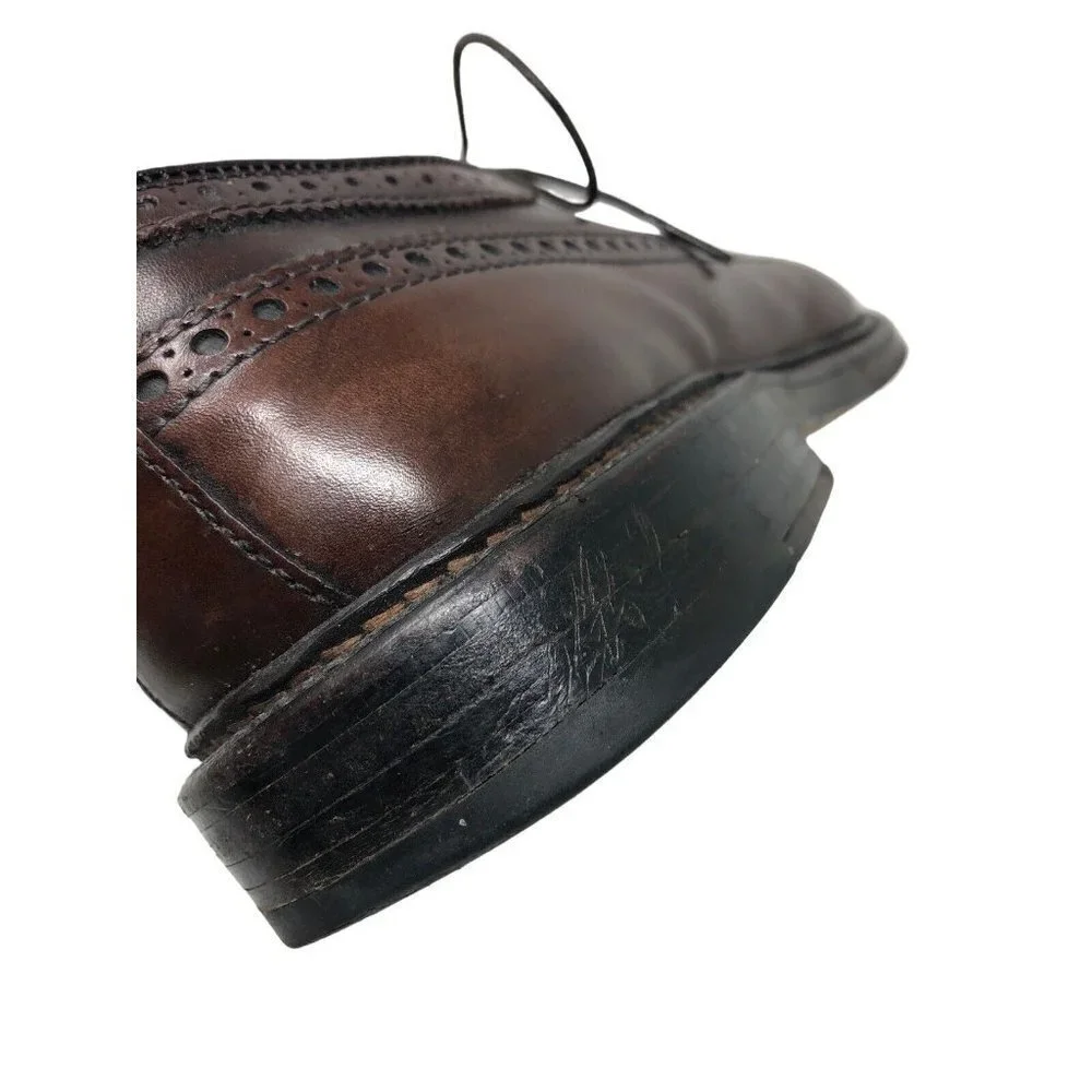 Alden J Crew Mens‎ 97572 Brown Calfskin Long Wing AMPUTEE RIGHT SHOE ONLY Size 9